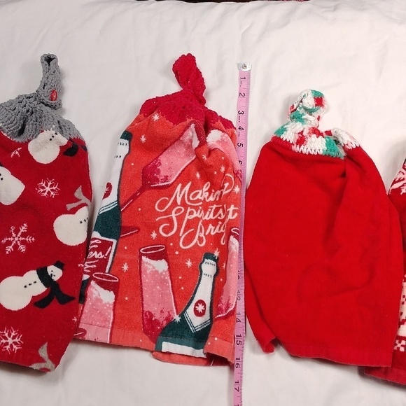 Handmade Christmas towels 4 in total - Picture 6 of 8